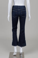 Load image into Gallery viewer, Frame LeCrop Mini Boot Blue Jeans with Side Slit (26)
