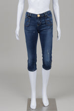 Load image into Gallery viewer, D&amp;G Vintage Blue Denim Capris (26)
