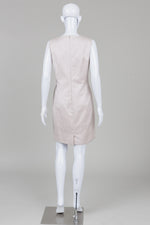 Load image into Gallery viewer, D&amp;G Pale Pink Jacquard Sheath Dress (46)
