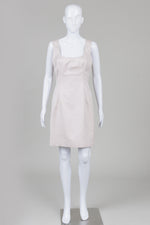 Load image into Gallery viewer, D&amp;G Pale Pink Jacquard Sheath Dress (46)
