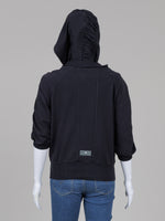 Load image into Gallery viewer, Stella McCartney for Adidas Black Short Sleeve Zip Up Hoodie (34)
