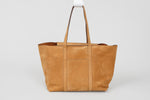 Load image into Gallery viewer, SEZANE Gabin Suede Shoulder Bag in Camel, unlined, like new. Has dust bag
