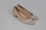 Load image into Gallery viewer, MICHAEL by Michael Kors metallic block kitten heel (8)
