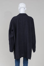 Load image into Gallery viewer, Eileen Fisher charcoal two button blazer (3x)
