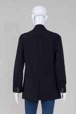Load image into Gallery viewer, Arc'teryx Veilance black blazer, snap front (M)
