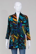 Load image into Gallery viewer, Frank Lyman open coverup with multicoloured print (16)
