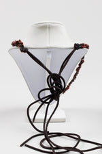 Load image into Gallery viewer, Red jasper chip bead necklace
