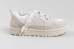 Load image into Gallery viewer, UGG Lo Lowmel canvas and suede sneakers in jasmine white (10)
