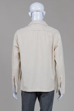 Load image into Gallery viewer, Michael Kors Crème Linen Look Long Sleeve Shirt (M)

