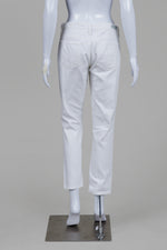 Load image into Gallery viewer, AG The Prima Mid-Rise Cigarette White Denim Jeans (27)
