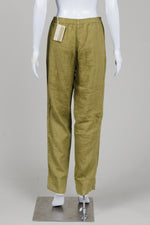 Load image into Gallery viewer, OWN Dried Moss Linen Pants (S, M) *new with tags $210
