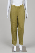 Load image into Gallery viewer, OWN Dried Moss Linen Pants (S, M) *new with tags $210
