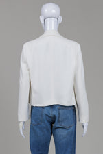 Load image into Gallery viewer, Custom Made Women's Ivory Buttonless Blazer *as worn by Meryl Streep in Devil Wears Prada
