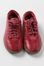 Load image into Gallery viewer, MAGUIRE red leather sneaker w/ rubber sole (39)

