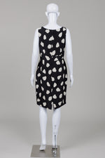 Load image into Gallery viewer, HOBBS black dress with white print (12)
