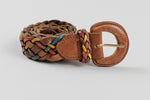 Load image into Gallery viewer, Bay Club vintage woven multi-color belt. (30”)

