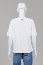 Load image into Gallery viewer, Nautica Jeans Company V neck short sleeve knit top (XL)
