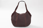 Load image into Gallery viewer, TIMBUK2 San Francisco large chestnut brown canvas shoulder bag.
