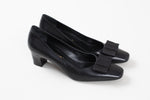 Load image into Gallery viewer, ANGELO SORIMELLI Black leather Italian-made pump (39).
