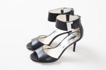 Load image into Gallery viewer, Michael by MICHAEL KORS peep toe stiletto with ankle cuff (6)
