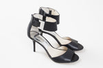 Load image into Gallery viewer, Michael by MICHAEL KORS peep toe stiletto with ankle cuff (6)
