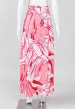 Load image into Gallery viewer, Peixoto Pink and White Floral Print Skirt with zipper and high front side slit (M) *New with tag $295
