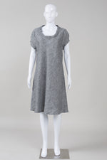 Load image into Gallery viewer, Uchuu Grey Bias cut cap sleeve dress (3)
