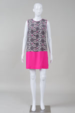 Load image into Gallery viewer, Rebecca Taylor sleeveless lovebird printed shift dress with lining
