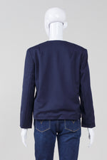 Load image into Gallery viewer, Custom made navy blue jacket
