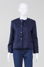Load image into Gallery viewer, Custom made navy blue jacket
