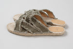 Load image into Gallery viewer, Castaner sage green fabric espadrilles
