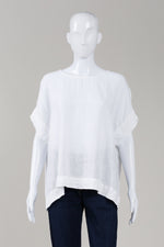 Load image into Gallery viewer, OWN white cap sleeve top (S, O/S) *new with tags $179
