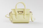 Load image into Gallery viewer, Samantha Thavasa butter yellow mini bag with cross-body strap

