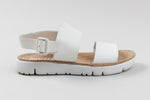 Load image into Gallery viewer, Camper white leather sandals (37)
