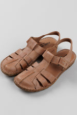 Load image into Gallery viewer, Josef Seibel tan T-strap sandals (37)
