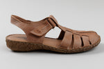 Load image into Gallery viewer, Josef Seibel tan T-strap sandals (37)
