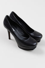 Load image into Gallery viewer, Vera Wang Lavender black platform pumps (7.5)
