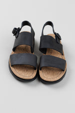 Load image into Gallery viewer, Camper black leather sandals (new) (37)
