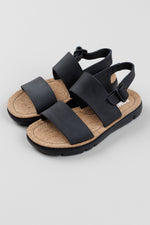 Load image into Gallery viewer, Camper black leather sandals (new) (37)
