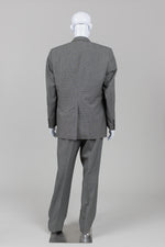 Load image into Gallery viewer, Burberry’s vintage 2 piece single breasted taupe grey suit
