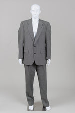Load image into Gallery viewer, Burberry’s vintage 2 piece single breasted taupe grey suit
