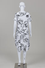 Load image into Gallery viewer, Fenini white and black bubble t-shirt dress (S, L) *new with tags $240
