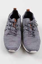Load image into Gallery viewer, Cole Haan grey knit and tan leather slip on sneakers (13)
