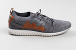 Load image into Gallery viewer, Cole Haan grey knit and tan leather slip on sneakers (13)
