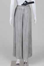 Load image into Gallery viewer, Sanctamuerte overdyed grey palazzo pants (L) *new with tags $185
