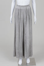 Load image into Gallery viewer, Sanctamuerte overdyed grey palazzo pants (L) *new with tags $185
