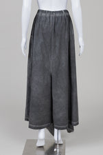 Load image into Gallery viewer, Sanctamuerte overdyed dark grey culottes with drop crotch (XS) *new with tags $315
