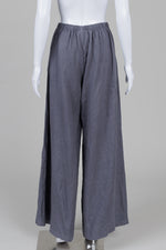 Load image into Gallery viewer, Bryn Walker dark grey wide leg linen pants (L) *new with tags $189

