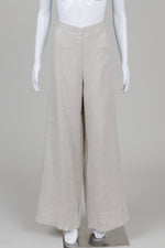 Load image into Gallery viewer, Bryn Walker light taupe wide leg linen pants (L) *new with tags $189

