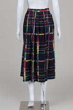 Load image into Gallery viewer, Jaeger vintage black geometric print wrap skirt (12)
